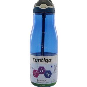 Contigo Blue Bottle with Straw Lid